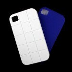 Wholesale iPhone 4S 4 Turtle Shell Hybrid Case (White Blue)